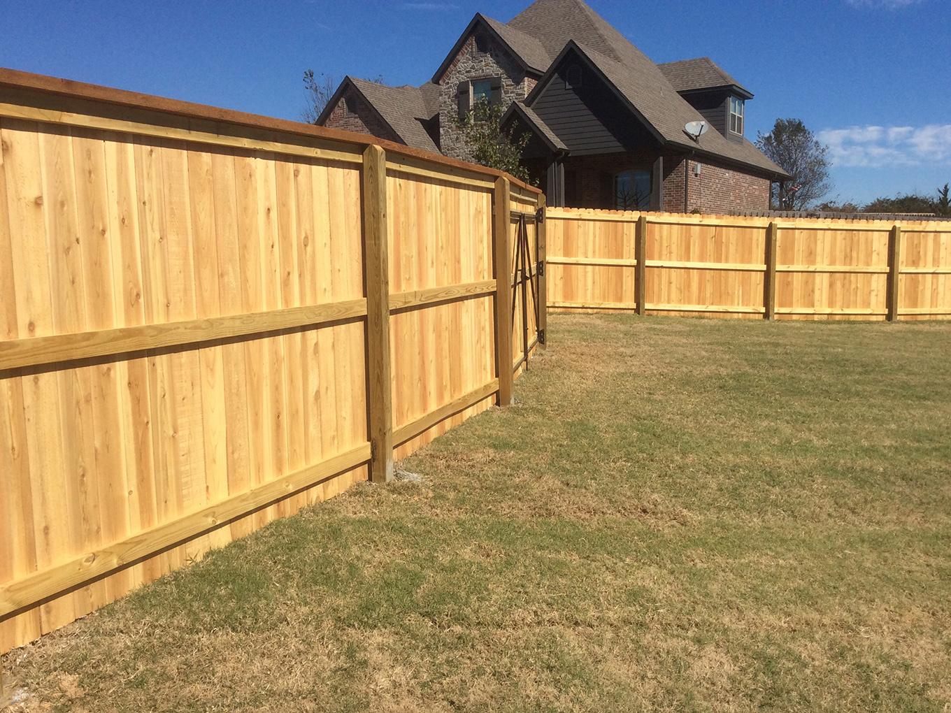 wood fence Tonitown Arkansas