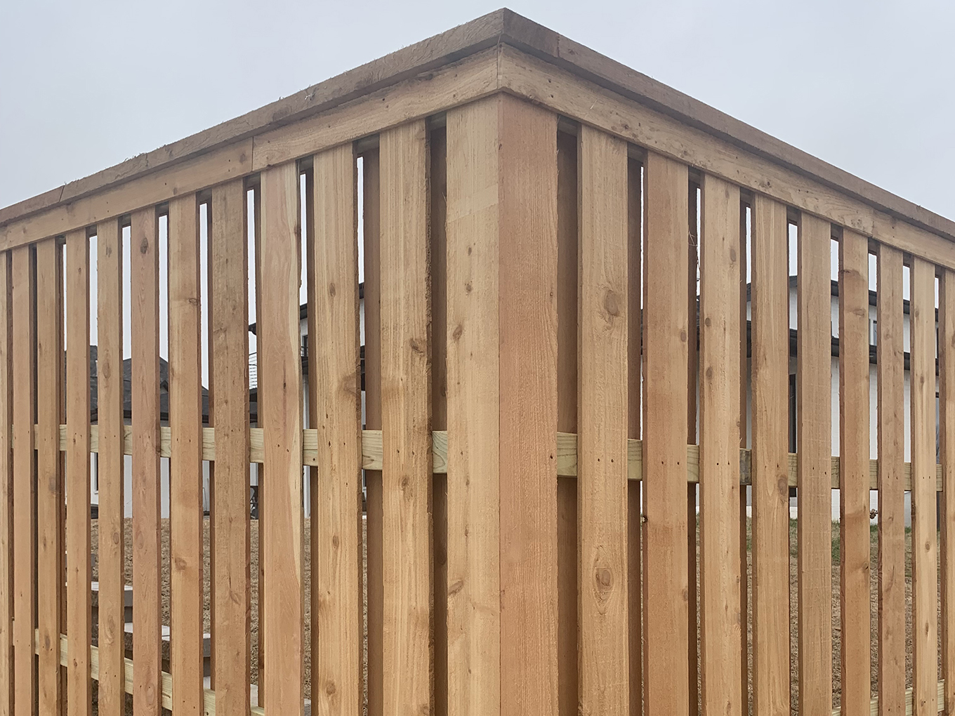 Photo of a Northwest Arkansas wood fence