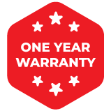 badge showing available fence warranty